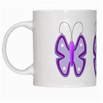 Cute Awareness Butterfly White Coffee Mug
