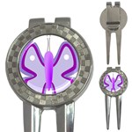 Cute Awareness Butterfly Golf Pitchfork & Ball Marker