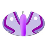 Cute Awareness Butterfly Magnet (Oval)