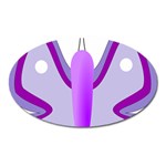 Cute Awareness Butterfly Magnet (Oval)