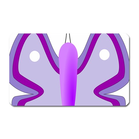 Cute Awareness Butterfly Magnet (Rectangular) from ArtsNow.com Front