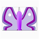 Cute Awareness Butterfly Postcard 4 x 6  (10 Pack)