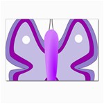 Cute Awareness Butterfly Postcards 5  x 7  (10 Pack)