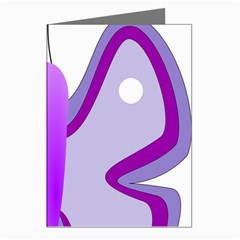 Cute Awareness Butterfly Greeting Card (8 Pack) from ArtsNow.com Left