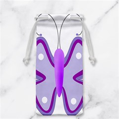 Cute Awareness Butterfly Jewelry Bag from ArtsNow.com Front