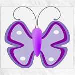 Cute Awareness Butterfly Canvas 8  x 10  (Unframed)