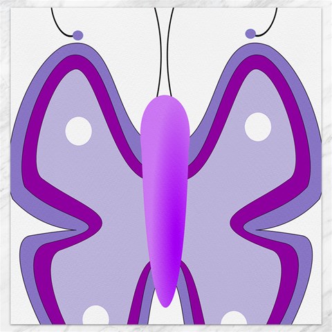 Cute Awareness Butterfly Canvas 12  x 12  (Unframed) from ArtsNow.com 11.4 x11.56  Canvas - 1
