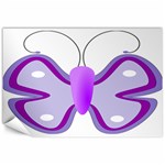 Cute Awareness Butterfly Canvas 12  x 18  (Unframed)