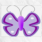 Cute Awareness Butterfly Canvas 18  x 24  (Unframed)