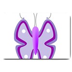 Cute Awareness Butterfly Large Door Mat