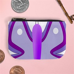 Cute Awareness Butterfly Coin Change Purse from ArtsNow.com Front