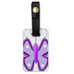 Cute Awareness Butterfly Luggage Tag (One Side)