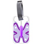 Cute Awareness Butterfly Luggage Tag (Two Sides)