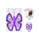 Cute Awareness Butterfly Playing Cards (Mini)