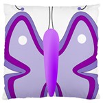 Cute Awareness Butterfly Large Cushion Case (Single Sided) 