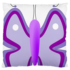 Cute Awareness Butterfly Large Cushion Case (Two Sided)  from ArtsNow.com Front