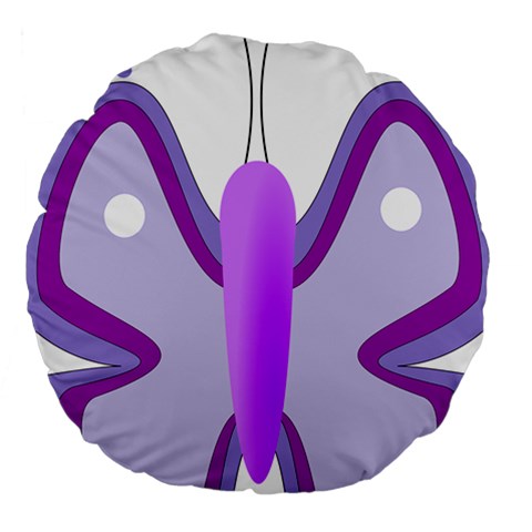 Cute Awareness Butterfly 18  Premium Round Cushion  from ArtsNow.com Front