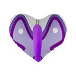 Cute Awareness Butterfly 16  Premium Heart Shape Cushion 