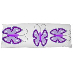 Cute Awareness Butterfly Body Pillow (Dakimakura) Case (Two Sides) from ArtsNow.com Front