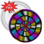 Abundance 3  Button (10 pack)