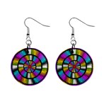 Abundance 1  Button Earrings