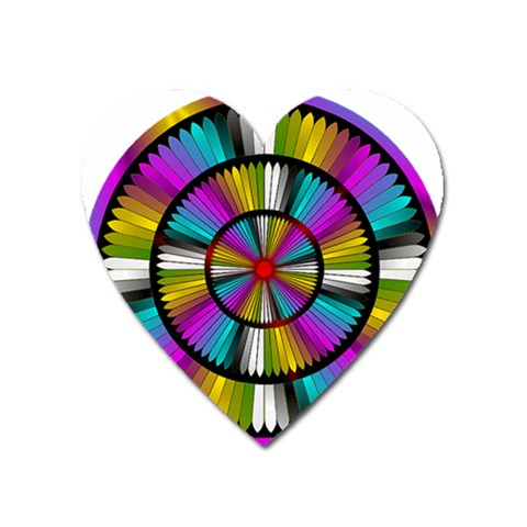 Abundance Magnet (Heart) from ArtsNow.com Front