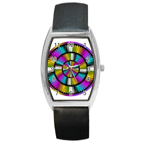 Abundance Barrel Style Metal Watch from ArtsNow.com Front