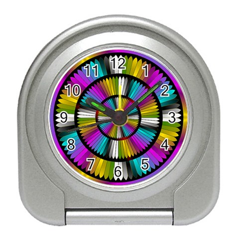 Abundance Travel Alarm Clock from ArtsNow.com Front