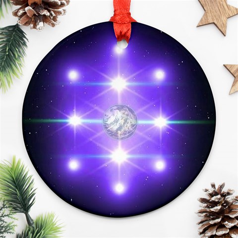 Ascension Ornament (Round) from ArtsNow.com Front