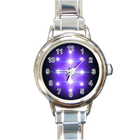 Ascension Round Italian Charm Watch from ArtsNow.com Front