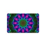 Star Of Leaves, Abstract Magenta Green Forest Magnet (Name Card) Star Of Leaves, Abstract Magenta Green Forest Magnet (Name Card)