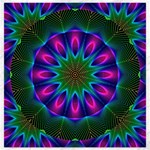 Star Of Leaves, Abstract Magenta Green Forest Canvas 12 x 12 (Unframed) Star Of Leaves, Abstract Magenta Green Forest Canvas 12 x 12 (Unframed)