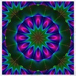 Star Of Leaves, Abstract Magenta Green Forest Canvas 20 x 20 (Unframed) Star Of Leaves, Abstract Magenta Green Forest Canvas 20 x 20 (Unframed)