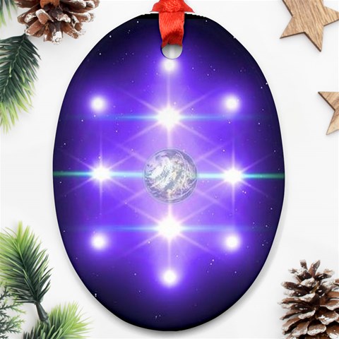 Ascension Ornament (Oval) from ArtsNow.com Front