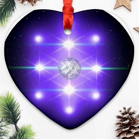 Ascension Ornament (Heart) from ArtsNow.com Front