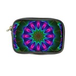 Star Of Leaves, Abstract Magenta Green Forest Coin Purse