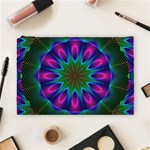 Star Of Leaves, Abstract Magenta Green Forest Cosmetic Bag (Large) Star Of Leaves, Abstract Magenta Green Forest Cosmetic Bag (Large)