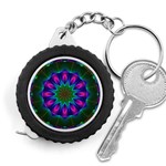 Star Of Leaves, Abstract Magenta Green Forest Measuring Tape Star Of Leaves, Abstract Magenta Green Forest Measuring Tape