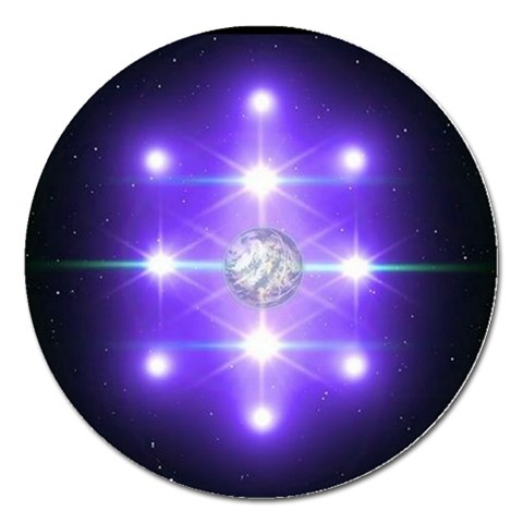 Ascension Magnet 5  (Round) from ArtsNow.com Front