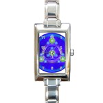 Balance Rectangular Italian Charm Watch