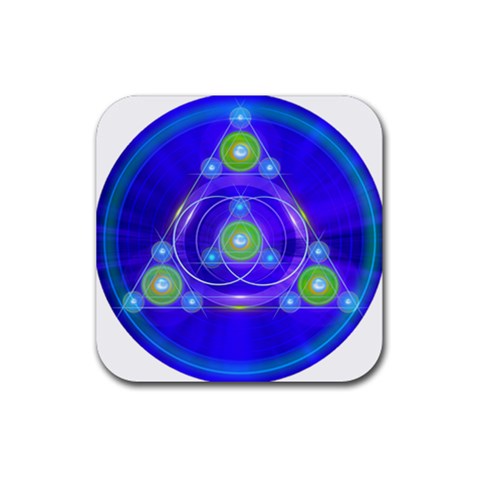Balance Rubber Coaster (Square) from ArtsNow.com Front