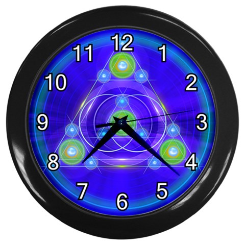 Balance Wall Clock (Black) from ArtsNow.com Front