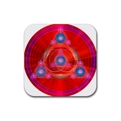 Balance Rubber Coaster (Square) from ArtsNow.com Front