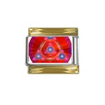 Balance Gold Trim Italian Charm (9mm)