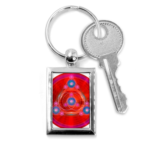 Balance Key Chain (Rectangle) from ArtsNow.com Front