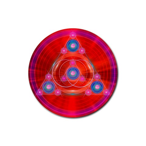 Balance Rubber Coaster (Round) from ArtsNow.com Front