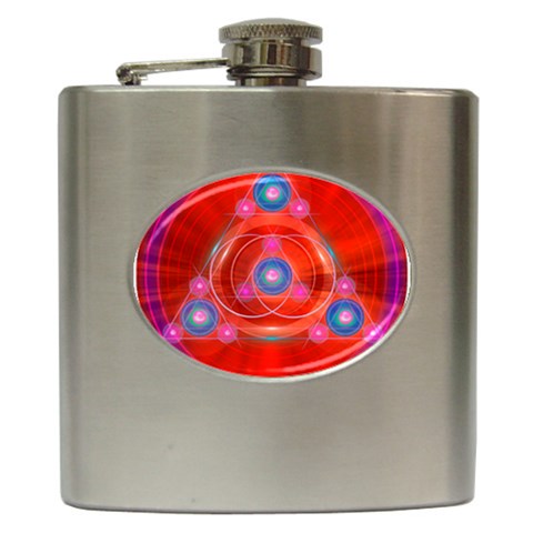 Balance Hip Flask (6 oz) from ArtsNow.com Front