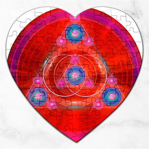 Balance Jigsaw Puzzle (Heart) from ArtsNow.com Front
