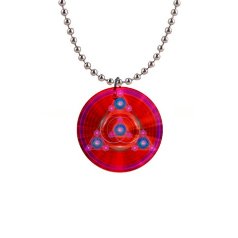 Balance 1  Button Necklace from ArtsNow.com Front