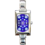 Blueprint Rectangular Italian Charm Watch